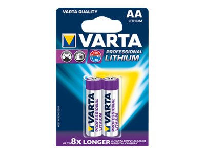 VARTA 1x2 Varta Professional Lithium Mignon AA