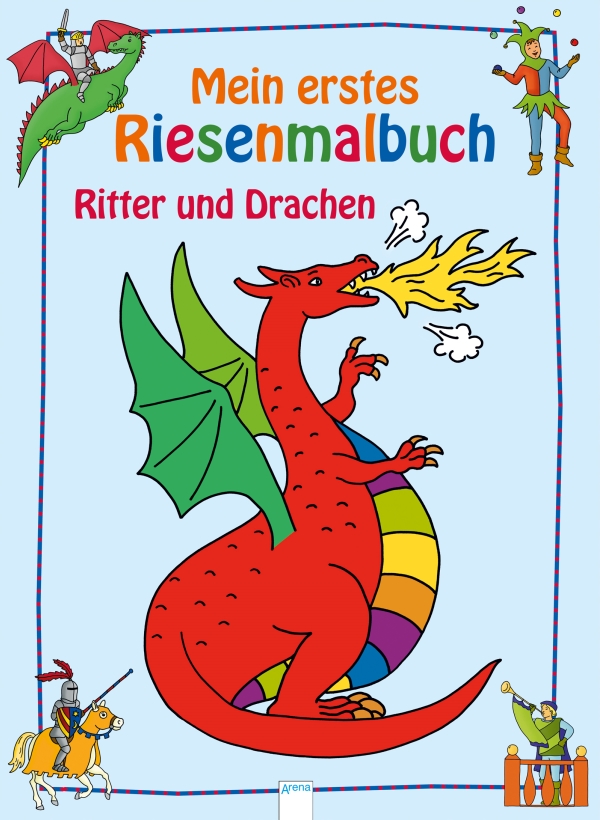 1. Riesenmalbuch Ritter und Drachen