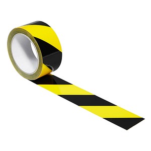 SUPRA Warnklebeband schwarz/gelb 50,0 mm x 66,0 m 1 Rolle