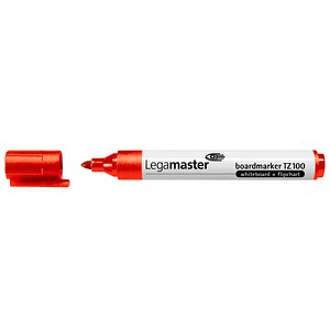 Legamaster TZ 100 Whiteboard- und Flipchart-Marker rot 1,5 - 3,0 mm, 10 St.