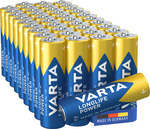 VARTA Alkaline Batterie Longlife Power Karton, Mignon AA