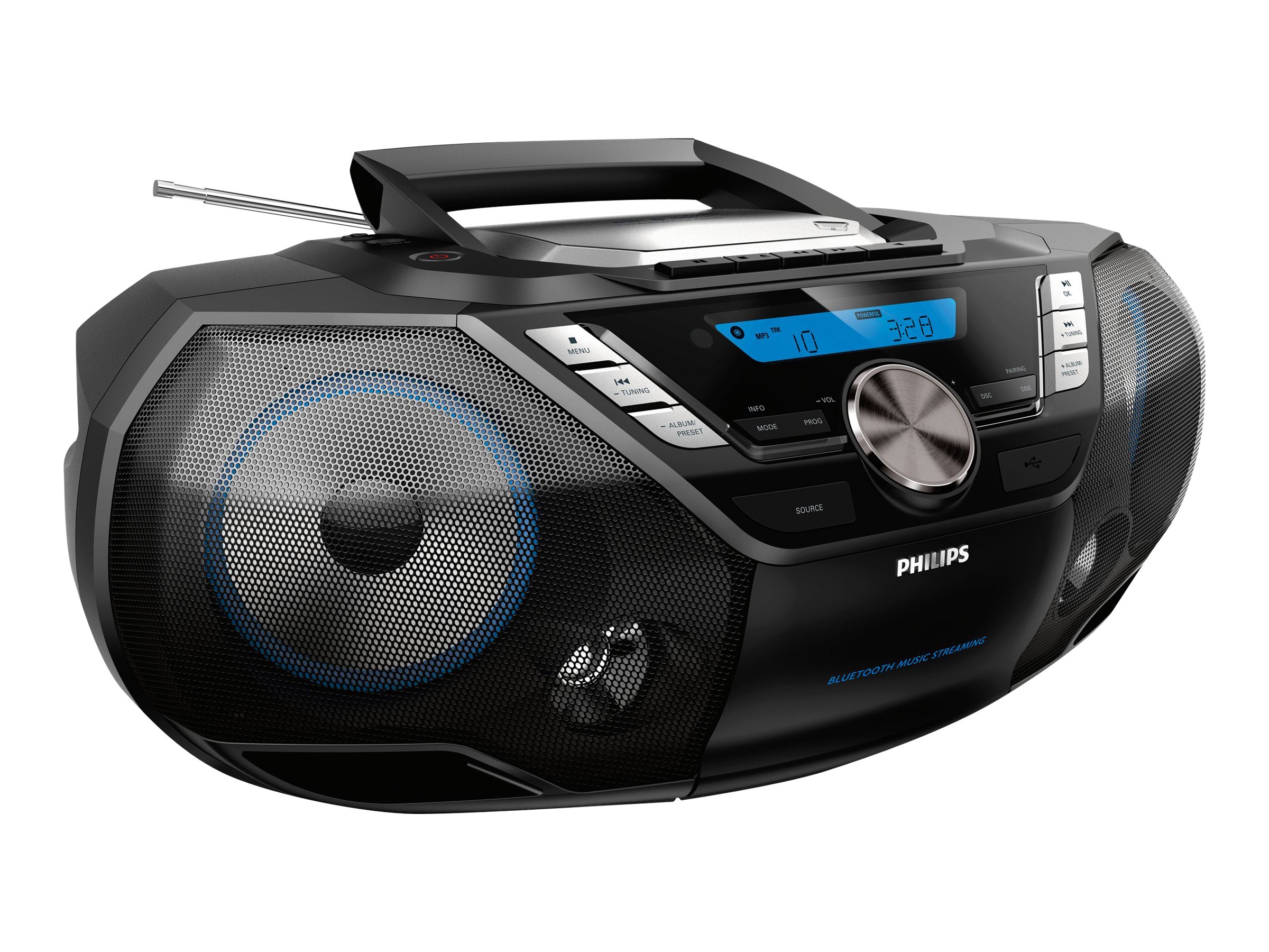 PHILIPS CD Soundmachine AZB798T - Ghettoblaster - 12 Watt