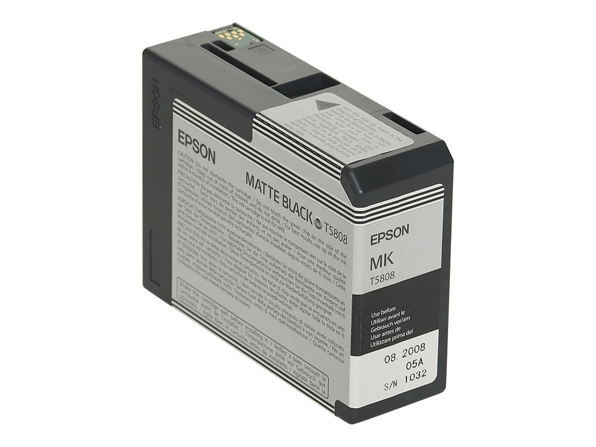 EPSON Sglpack Matte BK T58080N
