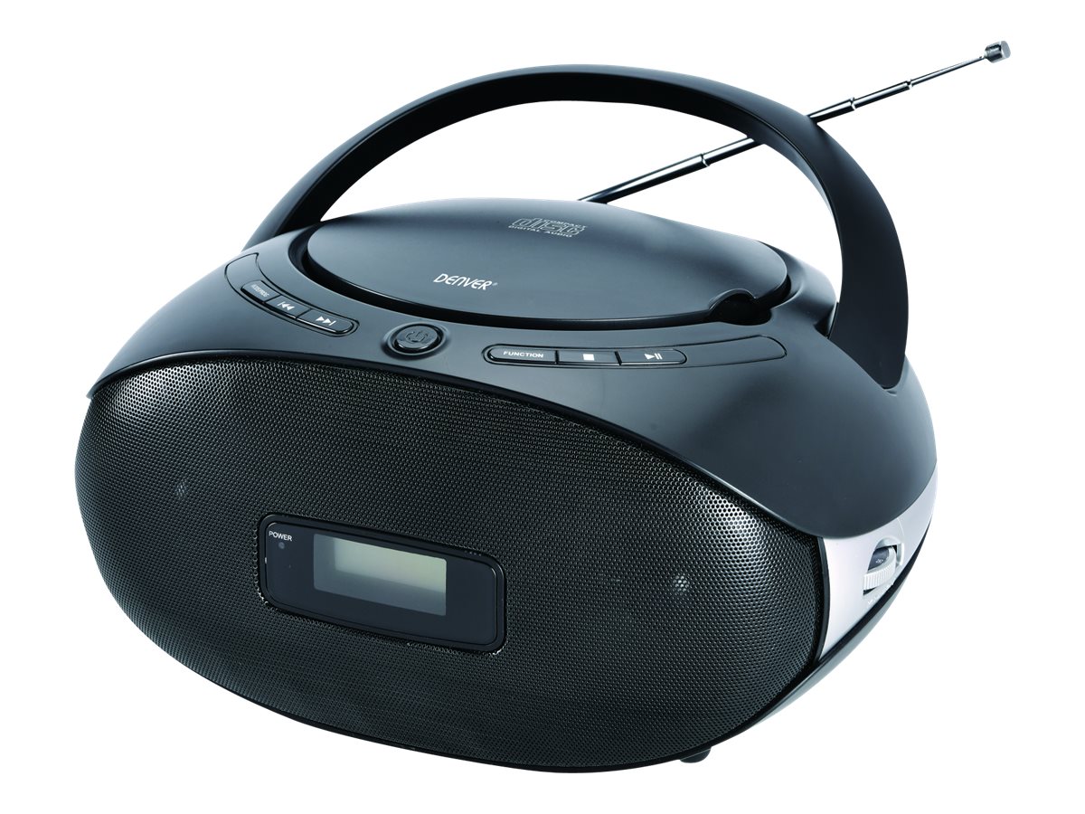 DENVER TC-29 CD-Radio UKW CD, UKW Schwarz