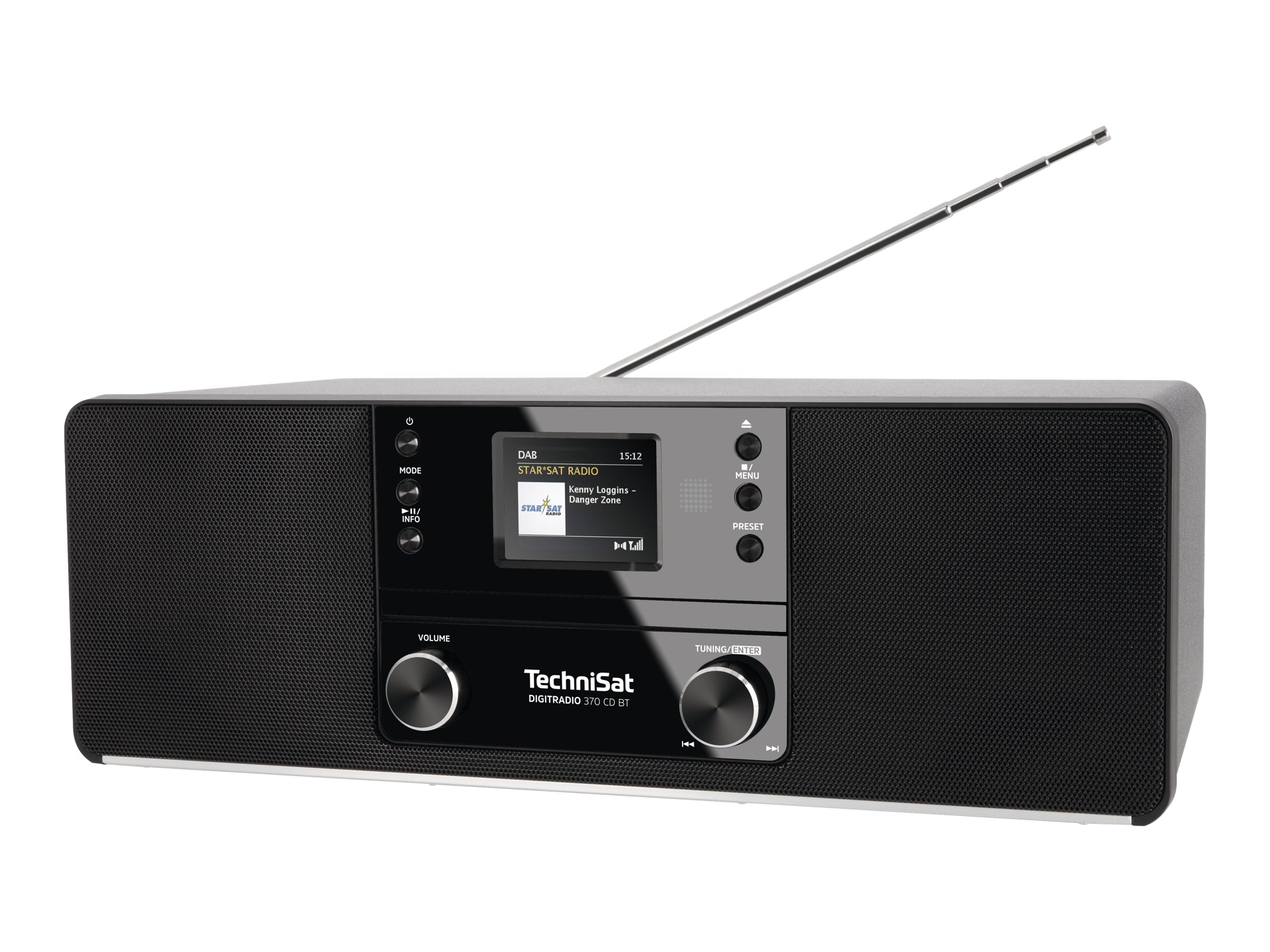 TECHNISAT DIGITRADIO 370 CD BT CD-Radio DAB+, UKW CD Schwarz TECHNISAT DIGITRADIO 370 CD BT CD-Radio DAB+, UKW CD Schwarz