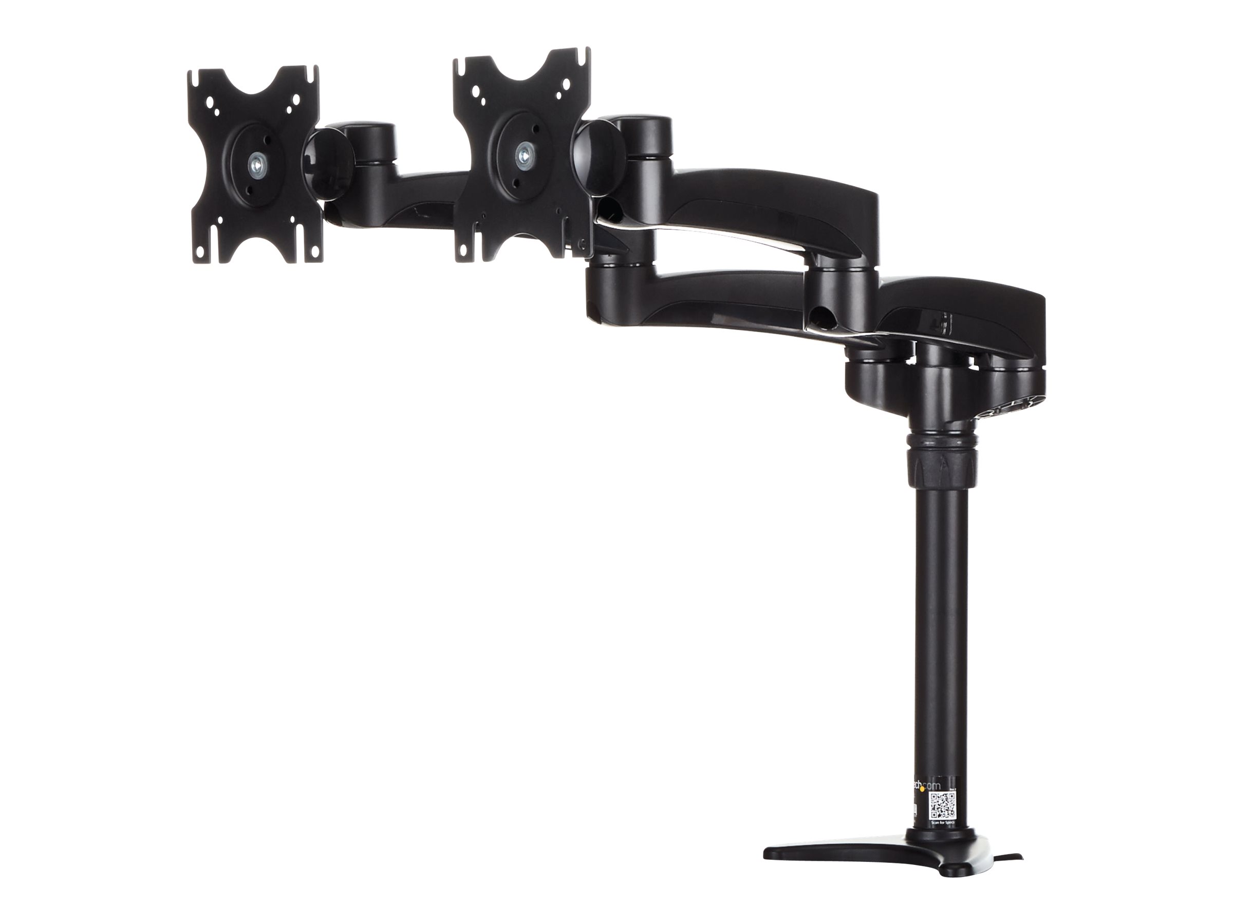 STARTECH.COM Dual Monitorhalterung mit verstellbaren Armen - Monitor Tischhalte