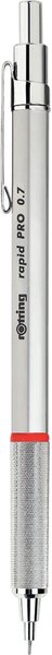 Rotring rapid PRO Feinminenstift Chrom, 0,7 mm, Griffzone gefräst