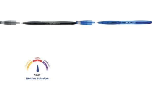 BIC Kugelschreiber Atlantis Stic, S trichfarbe: schwarz (5103220)