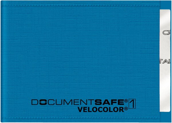 Document Safe 1, Schutzhülle passend für eine Karte, hellblau, geeignet