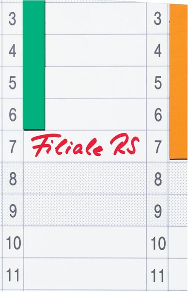 Datumstreifen selbstklebend für Jet Kalender 703