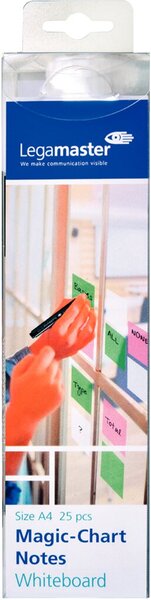 Magic Chart Whiteboard 20 x 30 cm, blanko, haftet ohne Kleber,