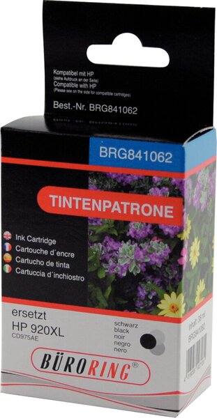 Tintenpatrone 920XL schwarz für HP für Officejet 6000, 6000 Wireless