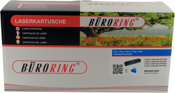 Toner Cartridge cyan für HP Color Laserjet CP 1215, CP1515N