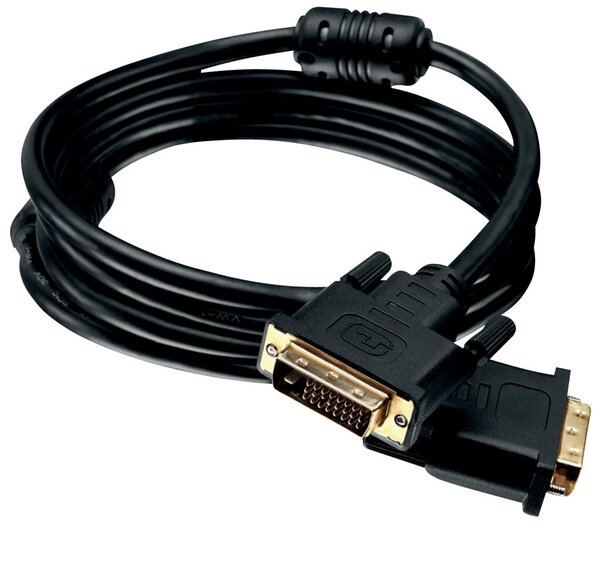 DVI Dual Link Kabel, 3,0m, schwarz 