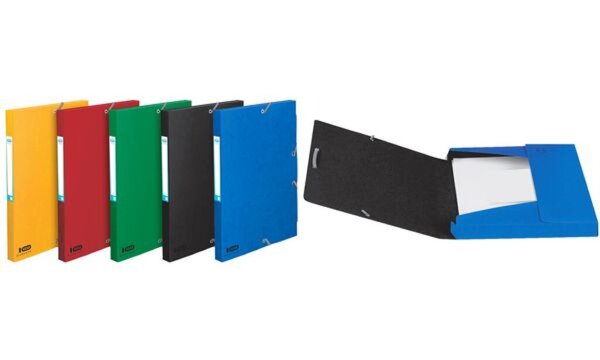 ELBA Sammelbox Boston, DIN A4, Rück enbreite: 60 mm, schwarz (335217900