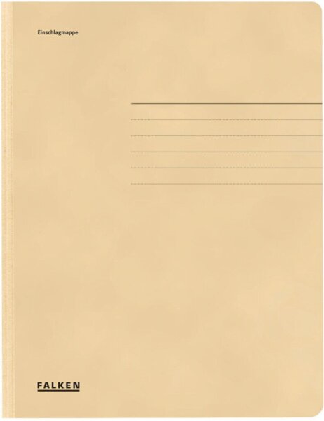 Dreiklappenmappe/Aktenmappe Manilakarton (RC) 320g/qm