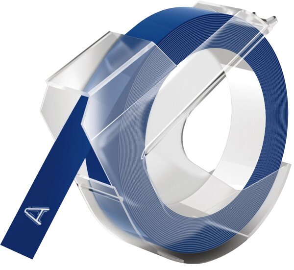Prägeband 9mm/3m blau glänzend DYMO
