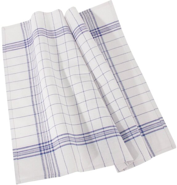 Geschirrtuch "Halbleinen" 50 x 70cm in blau