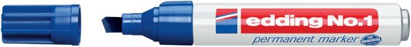 Marker No. 1 Keil 1-5mm blau nachfüllbar mit edding T 25
