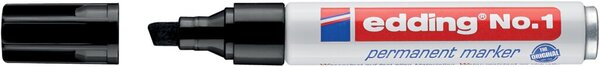 Marker No. 1 Keil 1-5mm schwarz nachfüllbar mit edding T 25