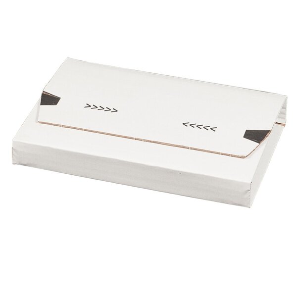 Universalverpackung A4, weiß, haft- klebend und Aufreißfaden