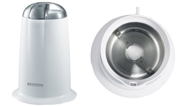 SEVERIN Kaffeemühle KM 3868, 140 Wa tt, weiß / grau (96270104)