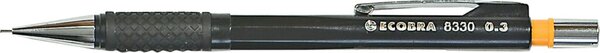 Ecobra Druckbleistift 0,3mm mit Farbring gelb, gum. Griffzone