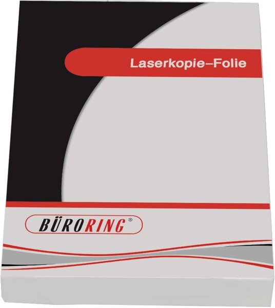 Büroring Kopier-und Laserdruckfolie A4, 100my, hitzebeständig