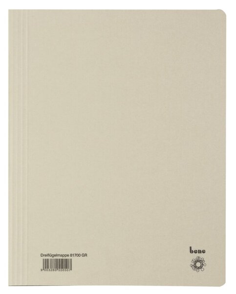 Dreiflügelmappe, A4, 250g/m2, grau