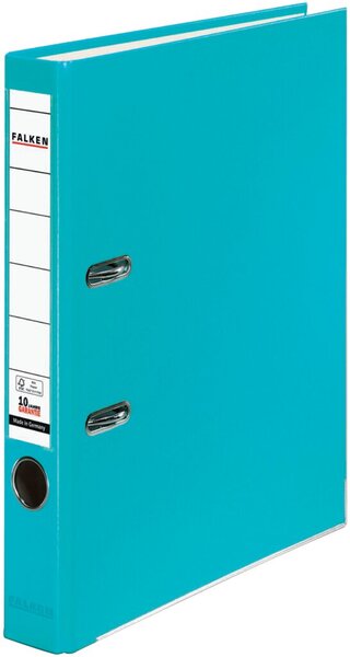 Ordner PP-Color A4 50mm türkis mit Eisteckschild