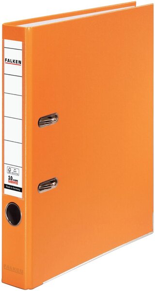 Ordner PP-Color A4 50mm orange mit Einsteckschild