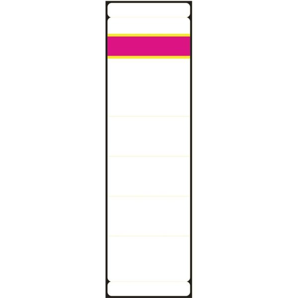 Rückenschilder, 190x61mm, weiß für Inkjet, Laser und Kopierer