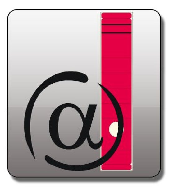 Rückenschild lang/breit selbstklebend, Farbe rot