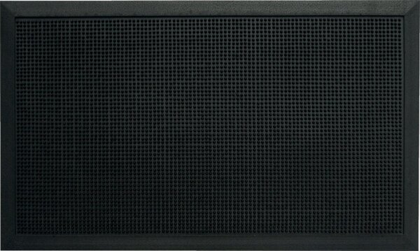 Gummifußmatte 60 x 80 cm, schwarz 100% Kautschuk