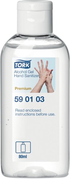 Händedesinfektionsgel, 80 ml, mit 80 % denaturiertem Alkohol