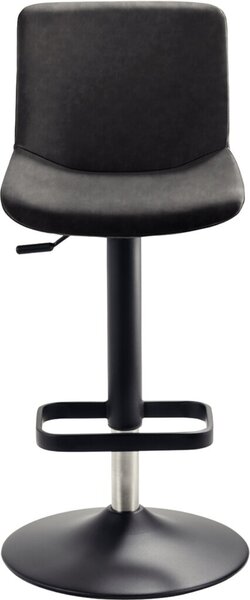 Bar/Tresenhocker 1235G Gestell schwarz schwarzgrau gepolsterte Sitzschale
