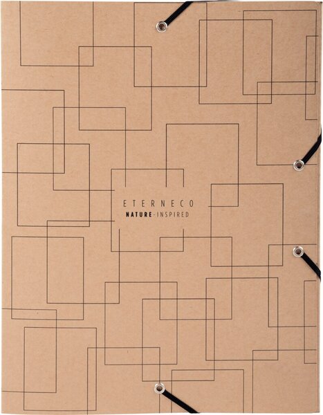 Archivbox Eterneco, DIN A4, Rücken- breite: 40 mm, mit Gummizug, braun
