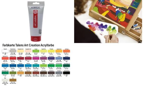 ROYAL TALENS Acrylfarbe ArtCreation , elfenbeinschwarz (8006333)