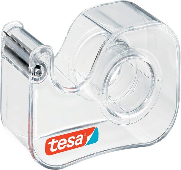 Handabroller milchtransparent, leer für Klebefilm 10m x 19mm