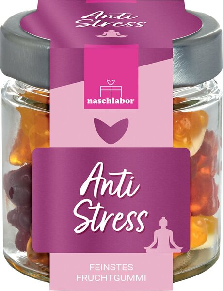 Naschlabor Fruchtgummi "Anti Stress" 120g Glas