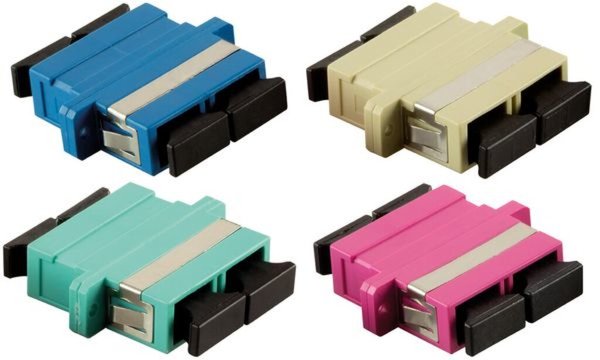 LogiLink LWL Kupplung, 2 x SC-Duple x, Multimode, violett (11115526)