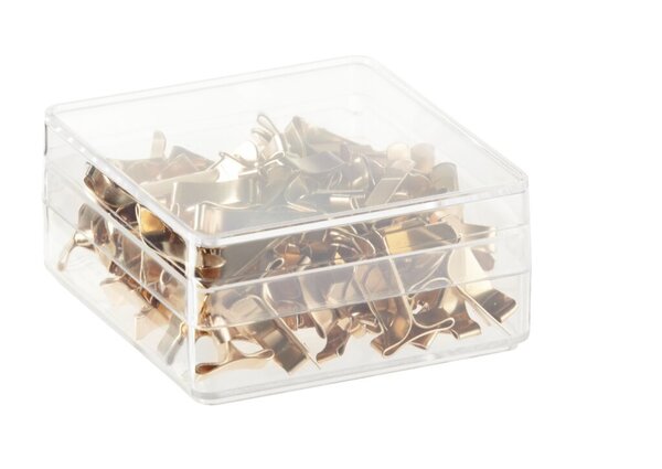 Flachkopfklammern No.13, vermessingt Länge: 16mm Kopf: 4mm