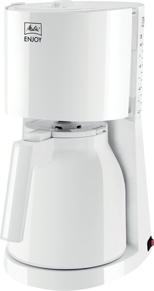 Kaffeemaschine Enjoy Therm II, weiß, Thermoskanne für bis zu 8 Tassen