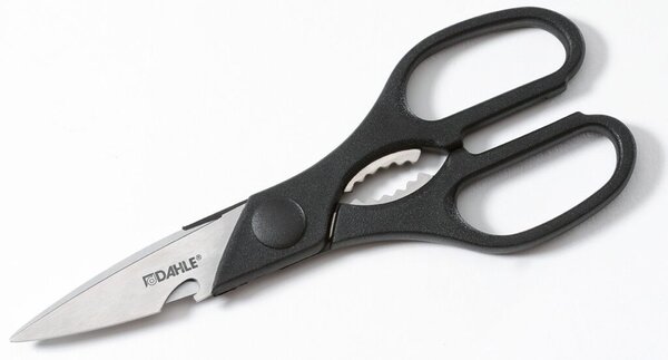 Dahle Papierschere 21cm, schwarzer ergonomischer Kunststoffgriff