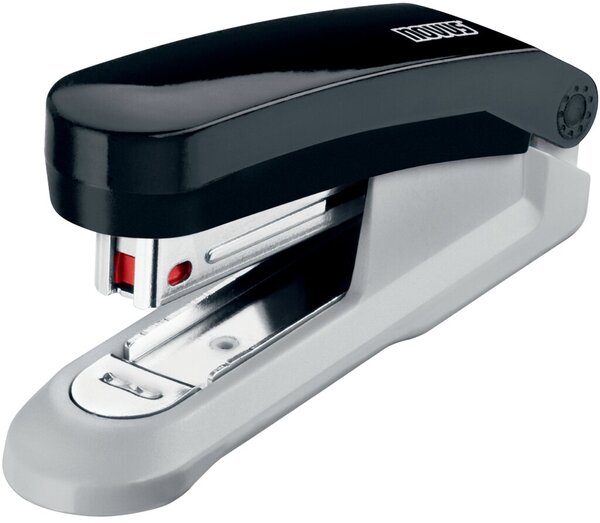 Heftgerät E15 schwarz/grau Heftleistung: 15Blatt, Klammer No.10