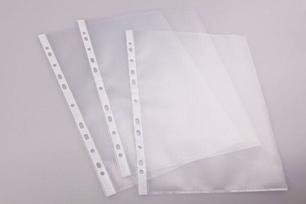 Büroring Prospekthülle A4 PP-Folie 110my genarbt