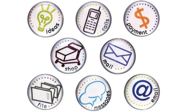 nobo Haftmagnete To-Do, Haftkraft : 50 g, Motive sortiert (5540013)