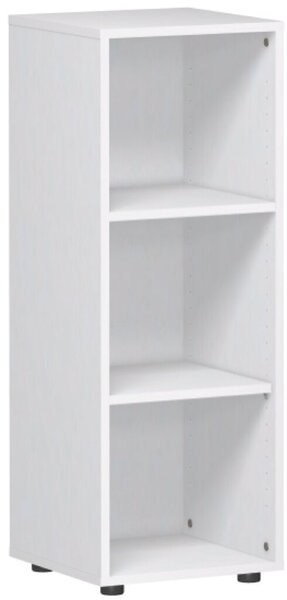 Regal 3 OH mit Standfüßen 400x400x752 weiß, Flex