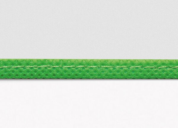 Buchhülle 265 mit Lasche grün grüner Rand