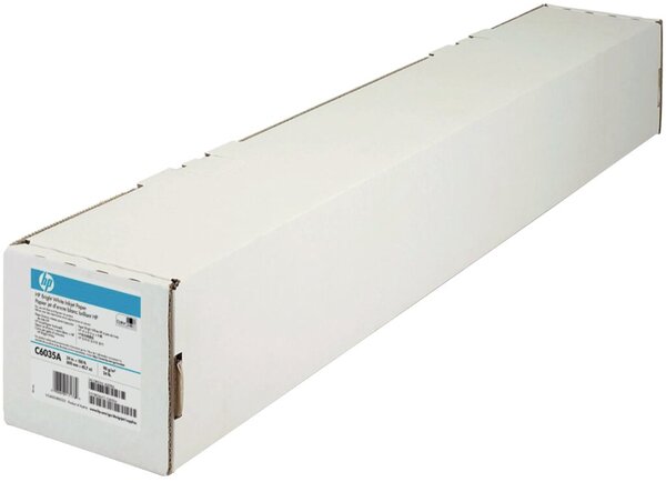Inkjetpapier hochweiß DIN A1, 90g/m² 594mm x 45,7m für Designjet 120,120NR,